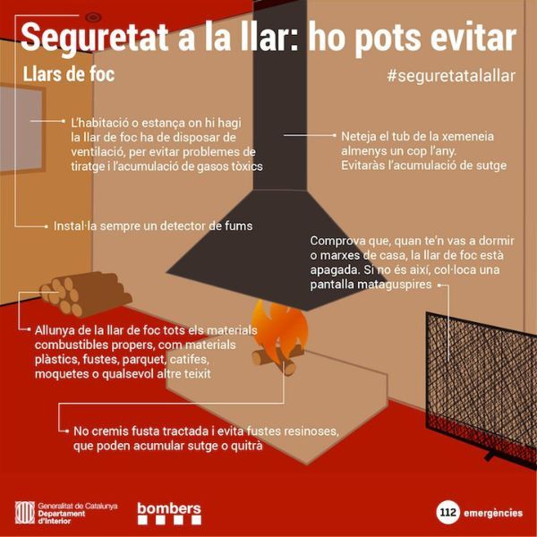 Consejos para instalaciones de chimeneas en Cataluña Gencat