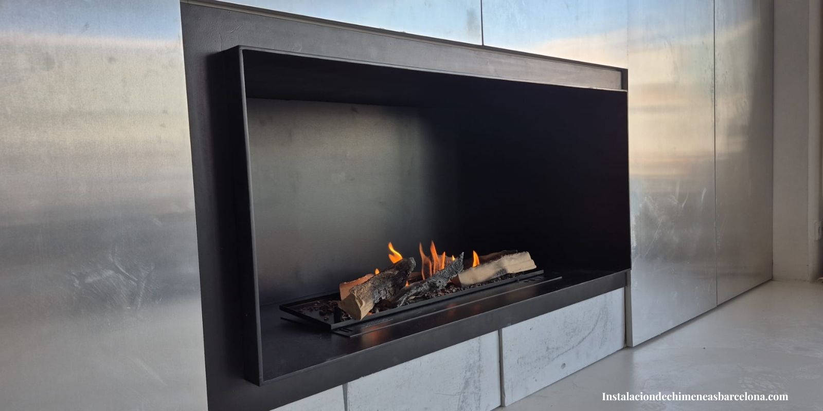 Instalación de chimeneas de gas en Barcelona